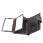 Men's Genuine Leather Bifold Wallet with Flip ID Safety Clip Cards Coin Pockets