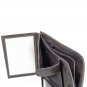 Men's Genuine Leather Bifold Wallet with Flip ID Safety Clip Cards Coin Pockets