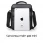 Men's Black Leather Shoulder Bag Handbag Purse Cross Body Organizer Multi Pocket
