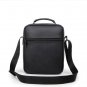 Men's Black Leather Shoulder Bag Handbag Purse Cross Body Organizer Multi Pocket