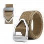 48" Canvas Military Army Style Belt for Jeans with Bullet-like Buckle 38mm Width