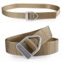 48" Canvas Military Army Style Belt for Jeans with Bullet-like Buckle 38mm Width
