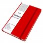 Red Dotted Grid Paper Notebook Faux Leather Hardcover Bullet dotted Journal A5 192 Page