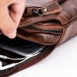 Genuine Leather Outdoor Shoulder Bag for Men Organized Chest Bag Casual Daypack