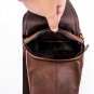 Genuine Leather Outdoor Shoulder Bag for Men Organized Chest Bag Casual Daypack