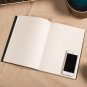 NEW B5 Classics Black Cover Blank White Drawing Book Writing Journal Sketchbook
