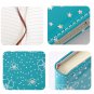 Green Faux Leather Secret Diary Book, Floral Journal with Combination Lock, A5