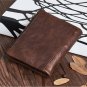 Vintage Genuine Leather Men's RFID Blocking Bifold Wallet ID Card Coin Holder