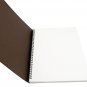 A4 Double Ring Notebook Dot Grid Spiral Journal Dotted Paper Notebook, Dark Gray