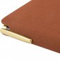 A5 Leather Journal Notebook with Lined Paper and Pen Loop 256 Pages ,Brown