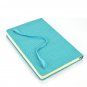 Banded Leather Hardcover Notebook, Lined Paper Journal Ruled Book, A5 192 Pages