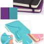 Banded Leather Hardcover Notebook, Lined Paper Journal Ruled Book, A5 192 Pages
