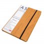 Faux Leather Writing Journal Dairy, Wood-like Hardcover Notebook, A5 240 Pages
