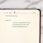 Faux Leather Writing Journal Dairy, Wood-like Hardcover Notebook, A5 240 Pages