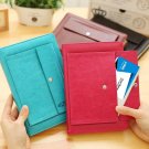 Portable Business Notebook with Pocket, Leather Cover Journal to Write in, A5