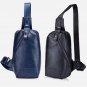 Men's Outdoor Genuine Leather Casual Vintage Chest Pack Shoulder Crossbody Bag