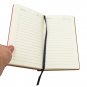 A6 Faux Leather Journal with Pen, Classic Notebook Wide Ruled 240 Pages, Brown
