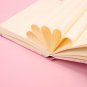 Pink Cherry Blossom Synthetic Leather Ruled Diary with illustration for Girls