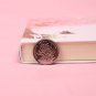 Pink Cherry Blossom Synthetic Leather Ruled Diary with illustration for Girls