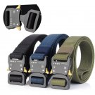 Tactical Belt, Military Style Webbing Riggers Web Belt with Heavy Duty Buckle