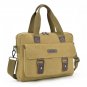Men's Messenger Bag Plain Canvas Military Shoulder Bag 14" Laptop School bag