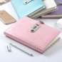 Personal Secrect Diary with Code Lock, Leather Cover A5, New Back to School Gift