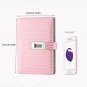 Personal Secrect Diary with Code Lock, Leather Cover A5, New Back to School Gift