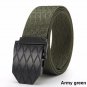 Nylon Canvas Breathable Military Tactical Men Waist Belt with Metal Buckle