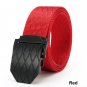 Nylon Canvas Breathable Military Tactical Men Waist Belt with Metal Buckle