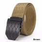 Nylon Canvas Breathable Military Tactical Men Waist Belt with Metal Buckle
