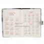 A5 Marble Notebook Diary with Lock Leather Hardcover Lined Paper Writing Journal