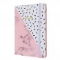 Women's Deluxe Faux Leather Wide Ruled Notebook Writing Journal Diary 192 Pages
