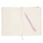 Women's Deluxe Faux Leather Wide Ruled Notebook Writing Journal Diary 192 Pages