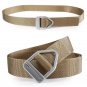 Casual Outdoor Nylon Canvas Military Style Tactical Webbing Waist Belt for Men
