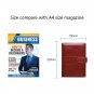 Medium A5 Leather Paper Journal to Write in, 240 Lined Pages Notebook, 5.9"*8.6"