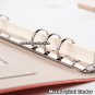 New Pink PU Leather Spiral Journal with Password Lock Refillable Dairy for Grils