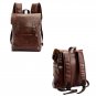 Retro Design 13L Faux Leather Backpack School Bag college Daypack water Proof