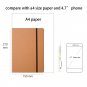 Acid Free Brown Sketchbook Journal Open Bound Kraft Paper Cover 80 Sheets 6"*8"