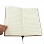 Mini Red Pocket Paper Notebook Size A6 Lined Journal with Pen Faux Leather Cover