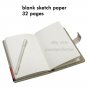 Notebookpost Forest Theme Leather Secret Lock Diary journal Dotted Grid Paper