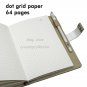 Notebookpost Forest Theme Leather Secret Lock Diary journal Dotted Grid Paper