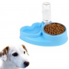 Cats Dogs Food and Water 2 in 1 Supplements, Food Bowl and Auto Water Drinker
