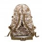Mens 35L Tactical Canvas Backpack for School Hiking Camping Bag Adjustable Strap