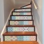 6Pcs 3D Selfadhesive Staircase Stair Riser Floor Sticker DIY Wall Decal Fashion