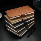 A5 Business Leather Cover Notebook Journals Vintage Writing Book Diaries Planner