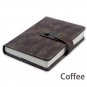 Retro Leather Vintage Journal Notebook Lined Paper Diary Planner With Lock
