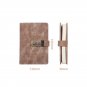 Retro Leather Vintage Journal Notebook Lined Paper Diary Planner With Lock