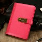 A5 Retro Leather Vintage Journal Notebook Lined Paper Diary Planner with Lock