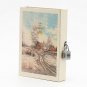 Journal Diary with Lock Hard Cover Locking Notebook Vintage Writing Book Planner