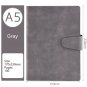 PU Leather Refillable Vintage Journal Notebook Lined Paper Diary Planner Buckle